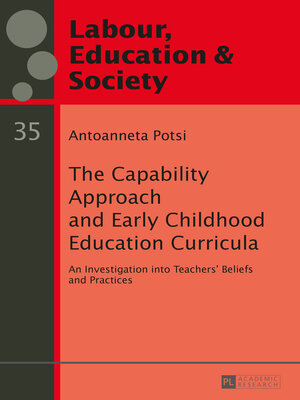 cover image of The Capability Approach and Early Childhood Education Curricula